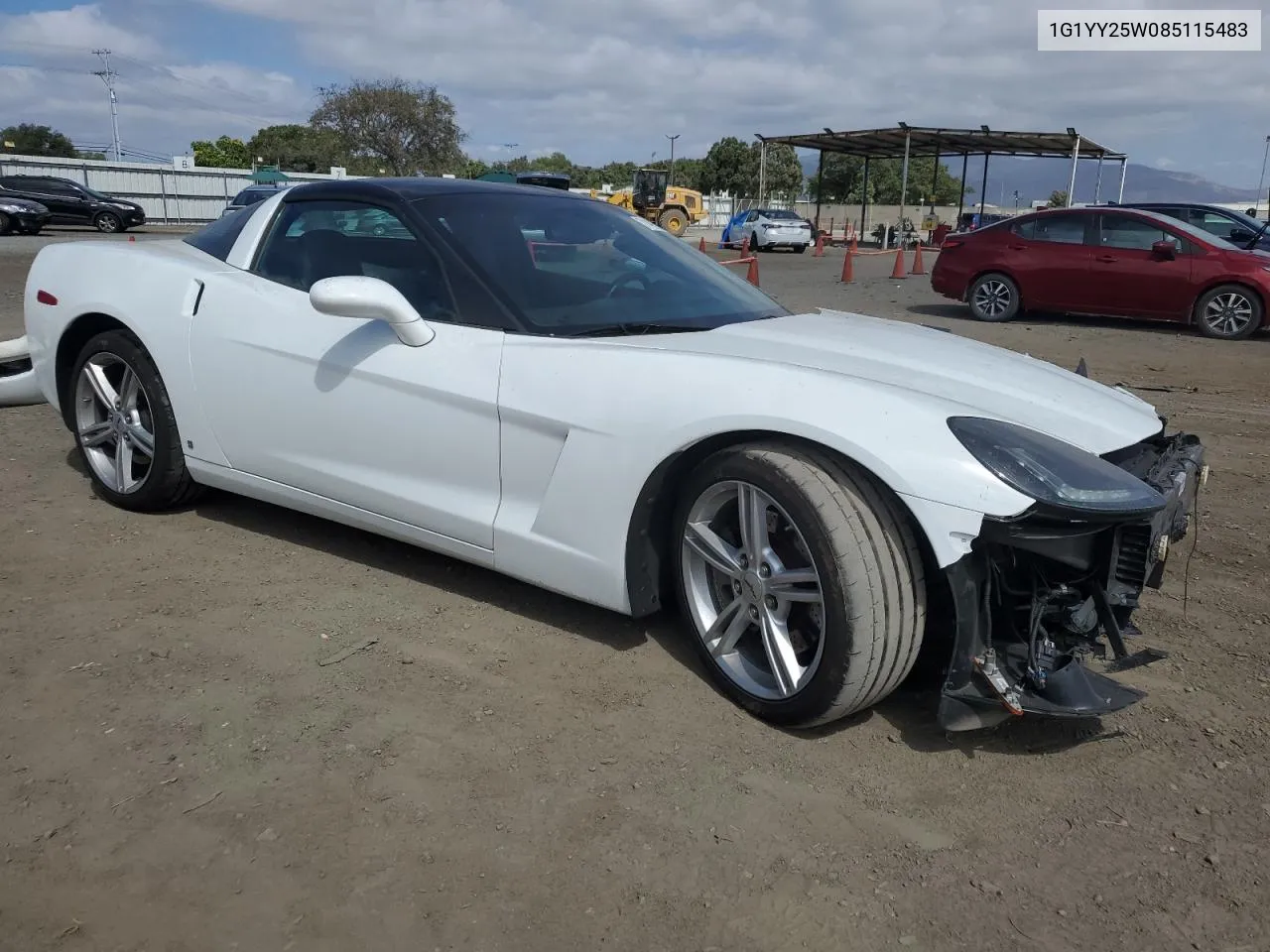 2008 Chevrolet Corvette VIN: 1G1YY25W085115483 Lot: 71493994