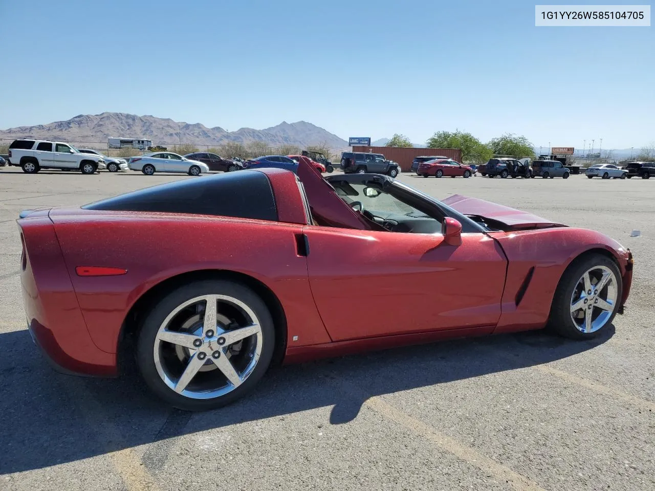 2008 Chevrolet Corvette VIN: 1G1YY26W585104705 Lot: 71870374