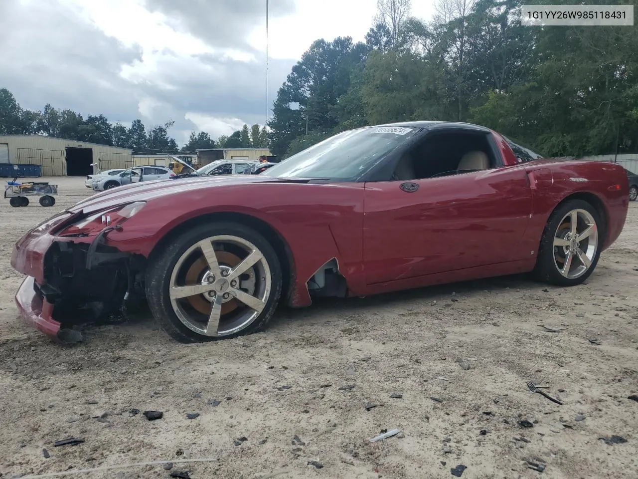 2008 Chevrolet Corvette VIN: 1G1YY26W985118431 Lot: 73733624