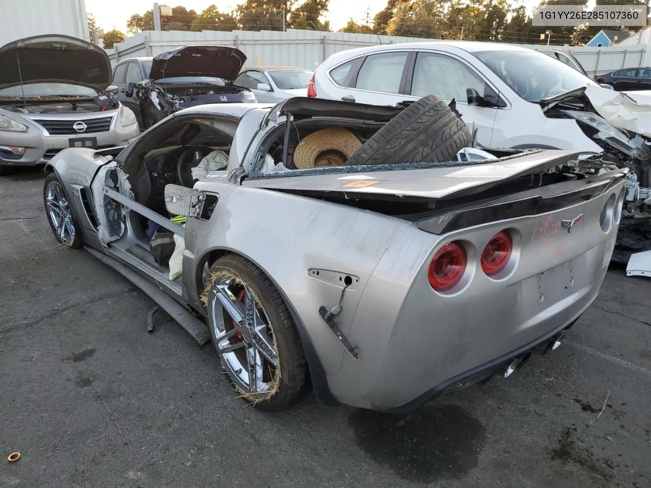 1G1YY26E285107360 2008 Chevrolet Corvette Z06