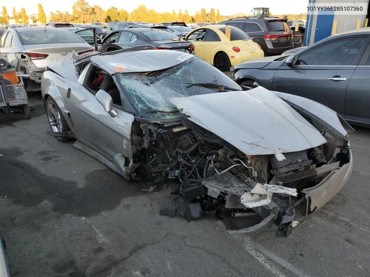 1G1YY26E285107360 2008 Chevrolet Corvette Z06