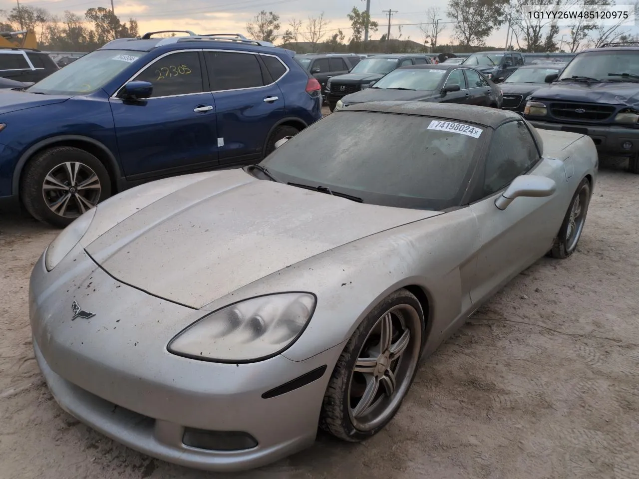 2008 Chevrolet Corvette VIN: 1G1YY26W485120975 Lot: 74198024