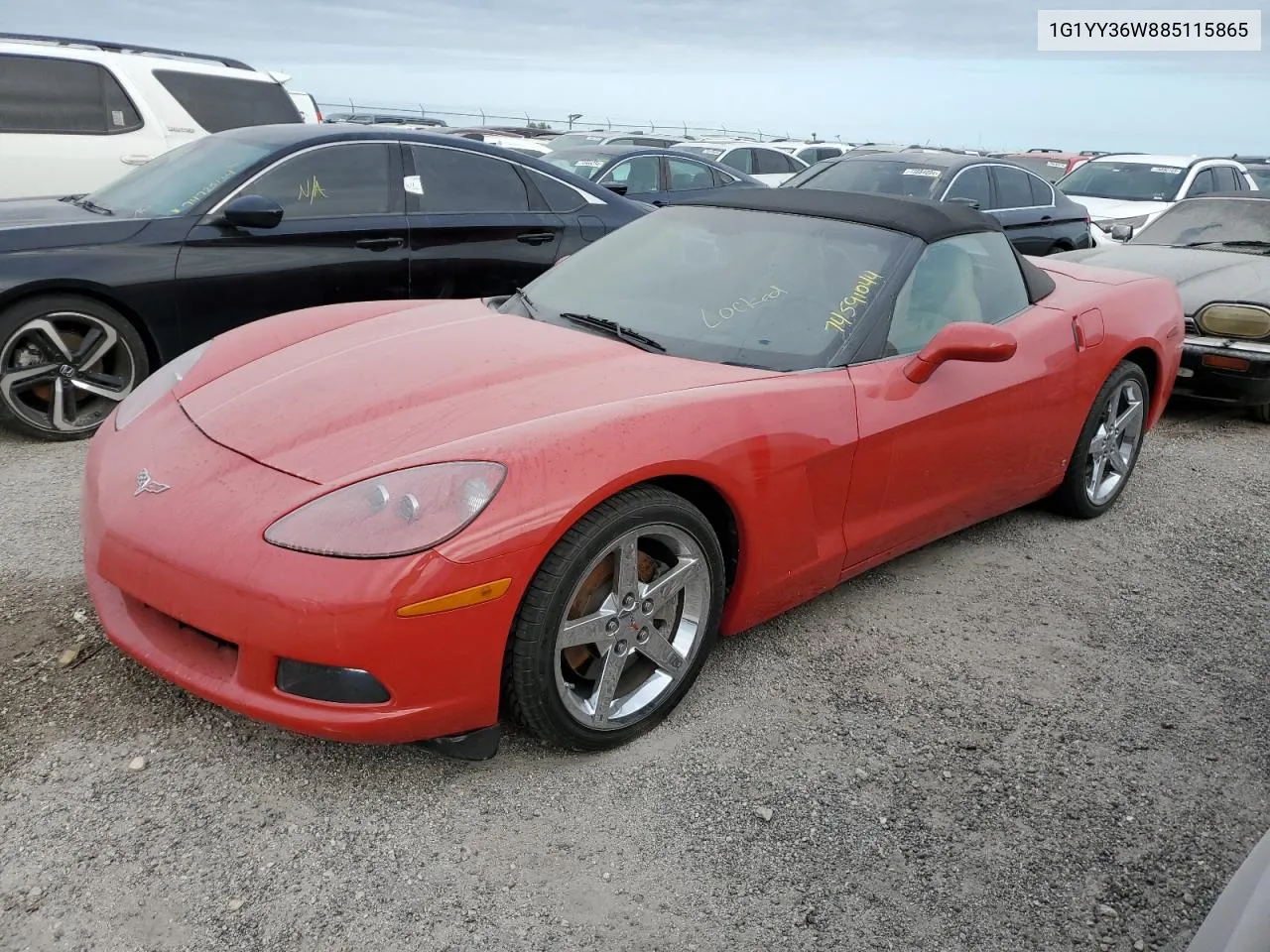 2008 Chevrolet Corvette VIN: 1G1YY36W885115865 Lot: 74591044