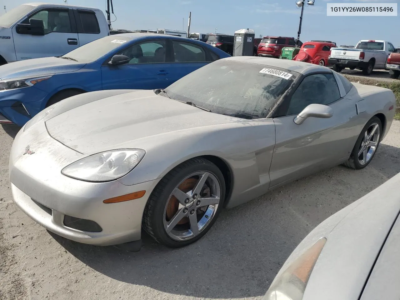 2008 Chevrolet Corvette VIN: 1G1YY26W085115496 Lot: 74680814