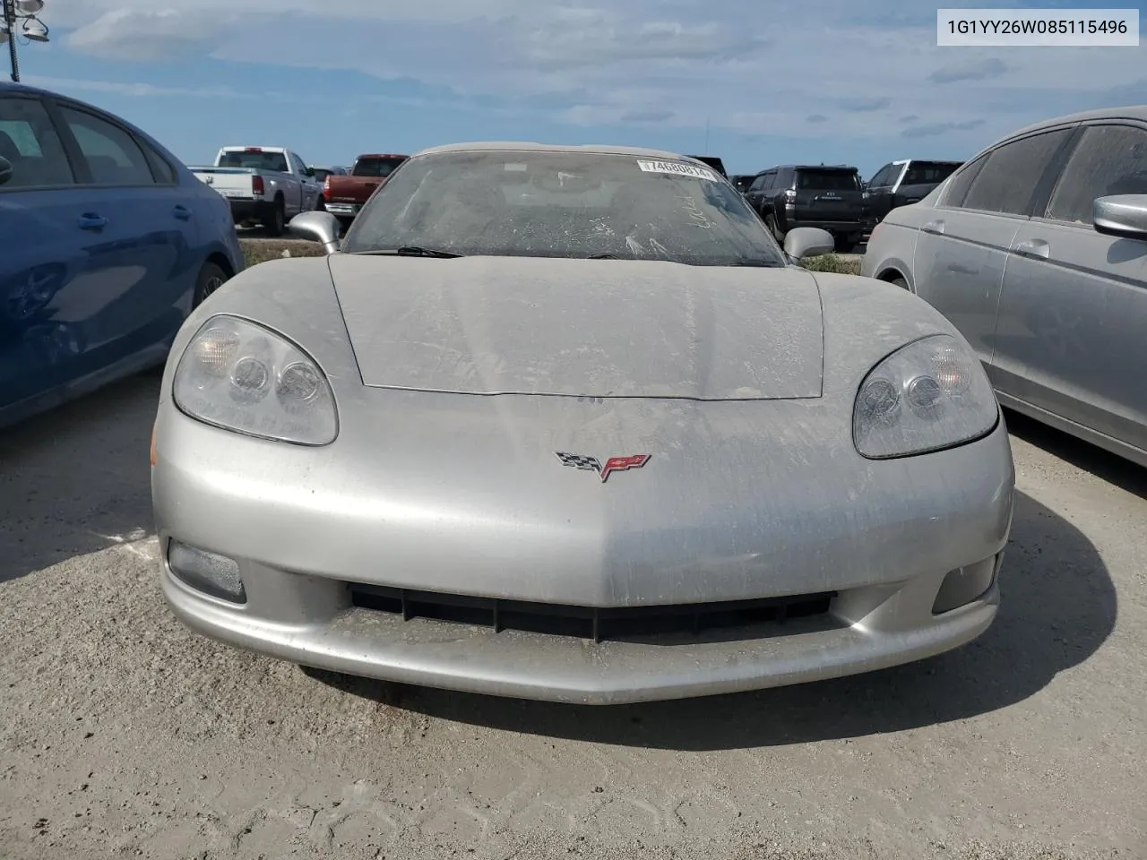 2008 Chevrolet Corvette VIN: 1G1YY26W085115496 Lot: 74680814