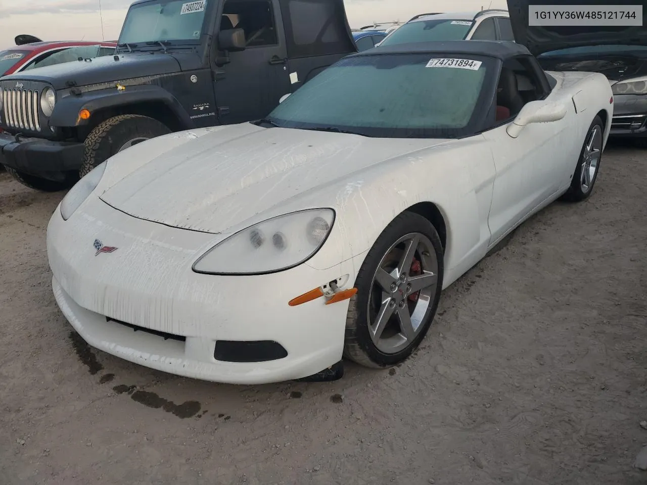 2008 Chevrolet Corvette VIN: 1G1YY36W485121744 Lot: 74731894