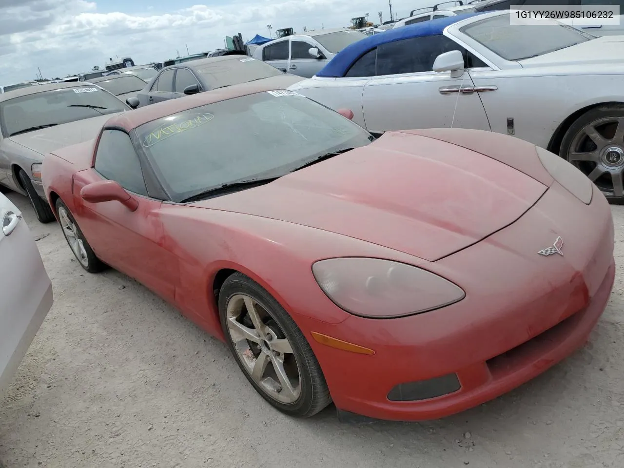 2008 Chevrolet Corvette VIN: 1G1YY26W985106232 Lot: 74774804