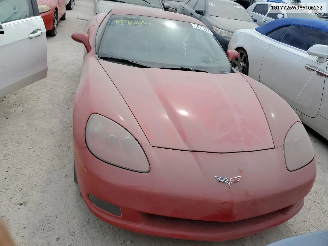 2008 Chevrolet Corvette VIN: 1G1YY26W985106232 Lot: 74774804