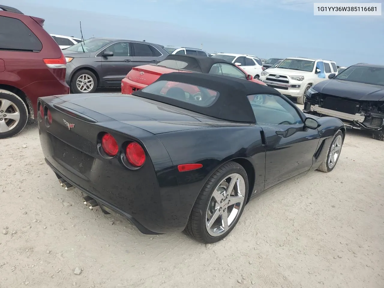 2008 Chevrolet Corvette VIN: 1G1YY36W385116681 Lot: 76914464