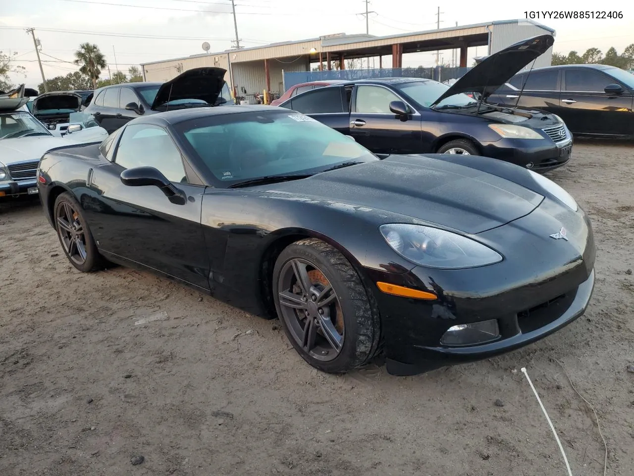 2008 Chevrolet Corvette VIN: 1G1YY26W885122406 Lot: 77242414