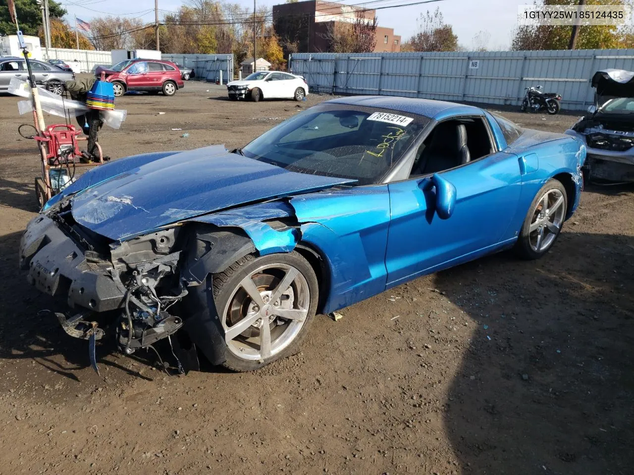 2008 Chevrolet Corvette VIN: 1G1YY25W185124435 Lot: 78152214