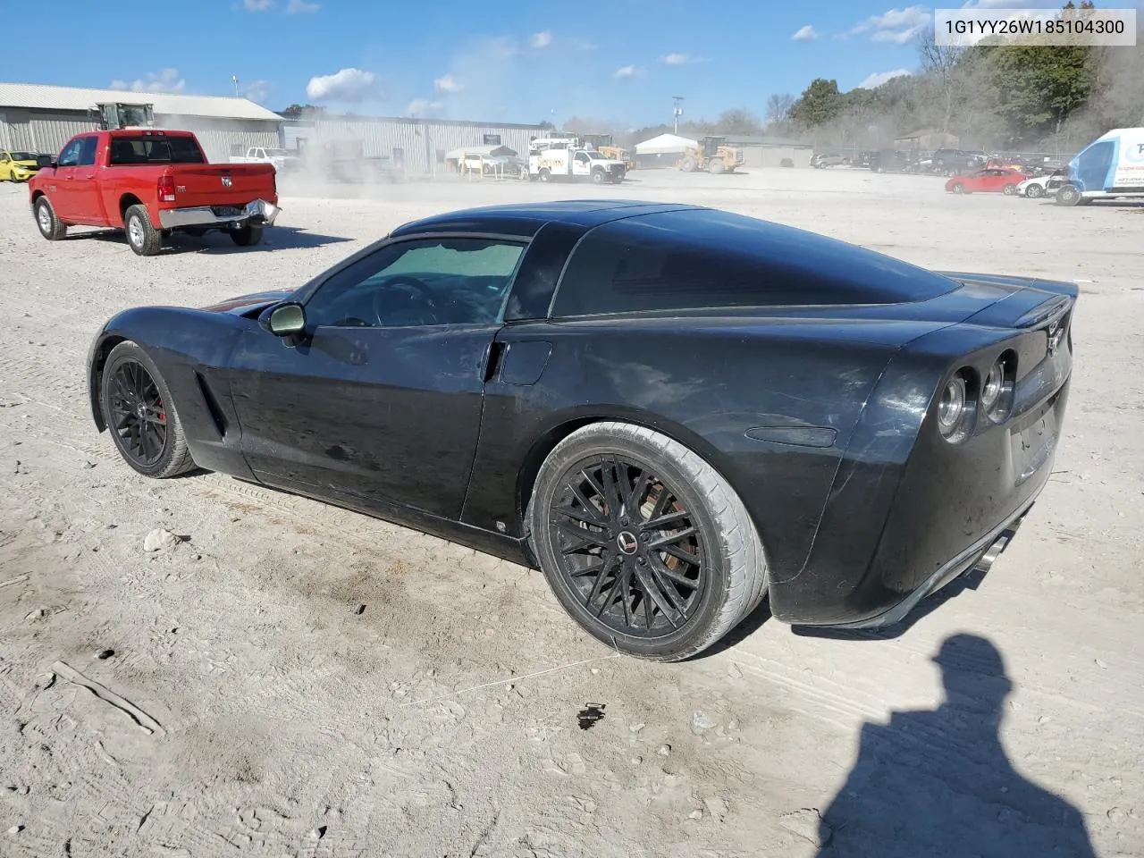 2008 Chevrolet Corvette VIN: 1G1YY26W185104300 Lot: 80512534