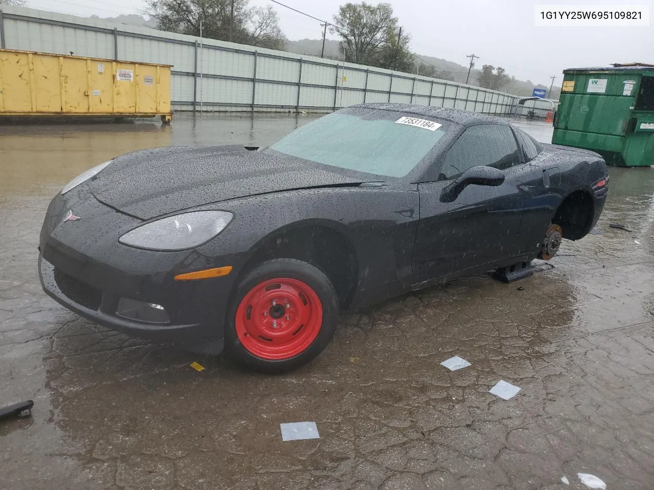 2009 Chevrolet Corvette VIN: 1G1YY25W695109821 Lot: 73531184