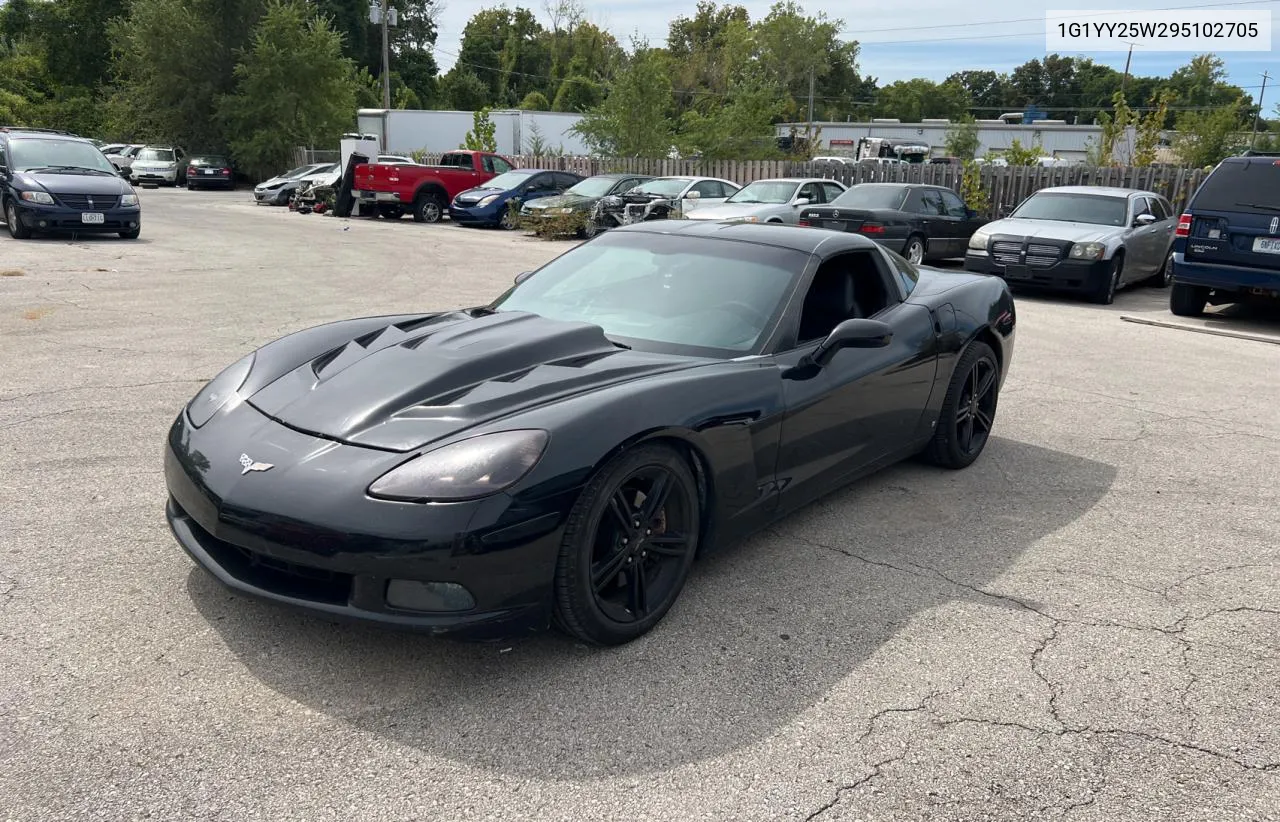 2009 Chevrolet Corvette VIN: 1G1YY25W295102705 Lot: 73734494