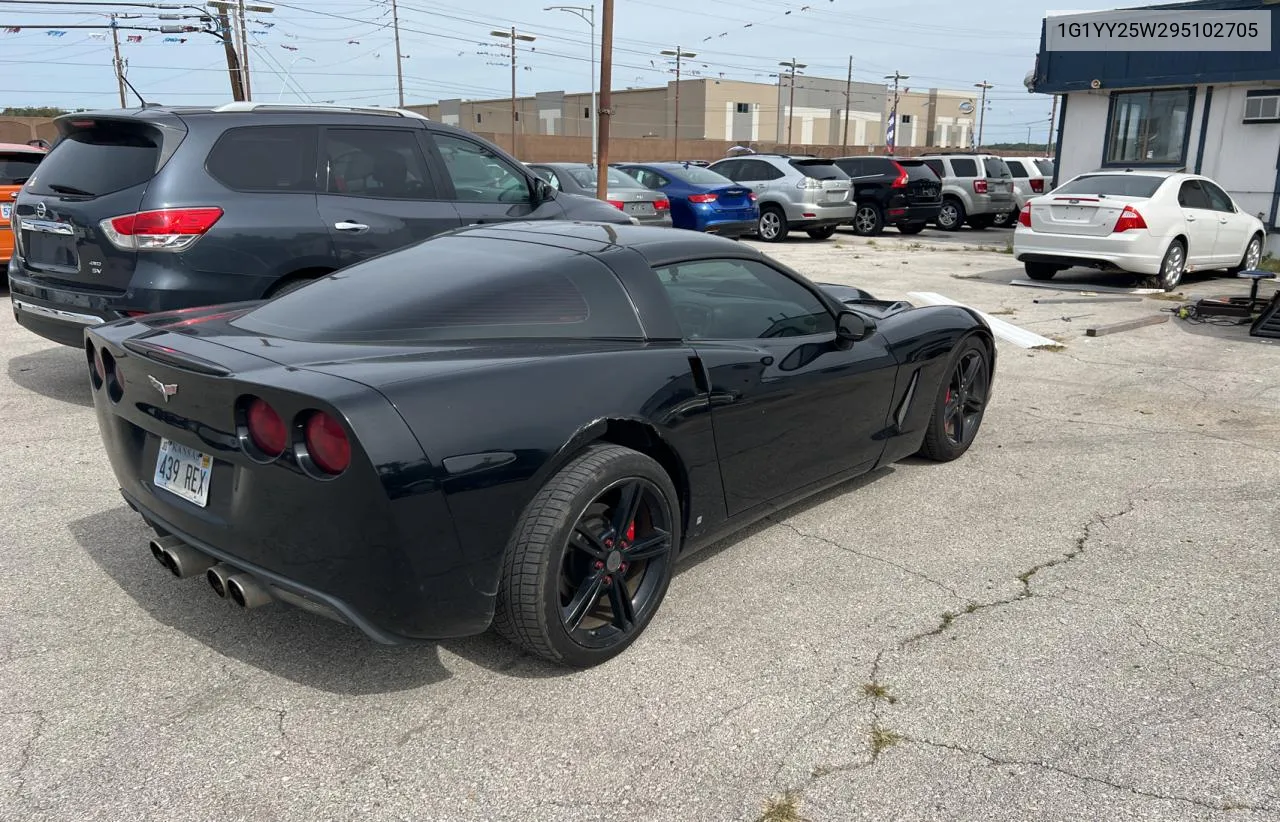 2009 Chevrolet Corvette VIN: 1G1YY25W295102705 Lot: 73734494