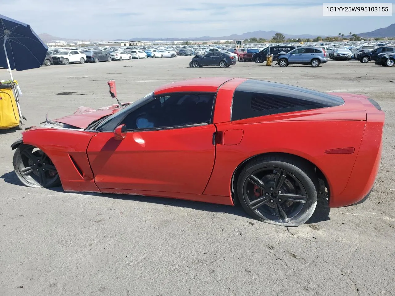 2009 Chevrolet Corvette VIN: 1G1YY25W995103155 Lot: 75753924