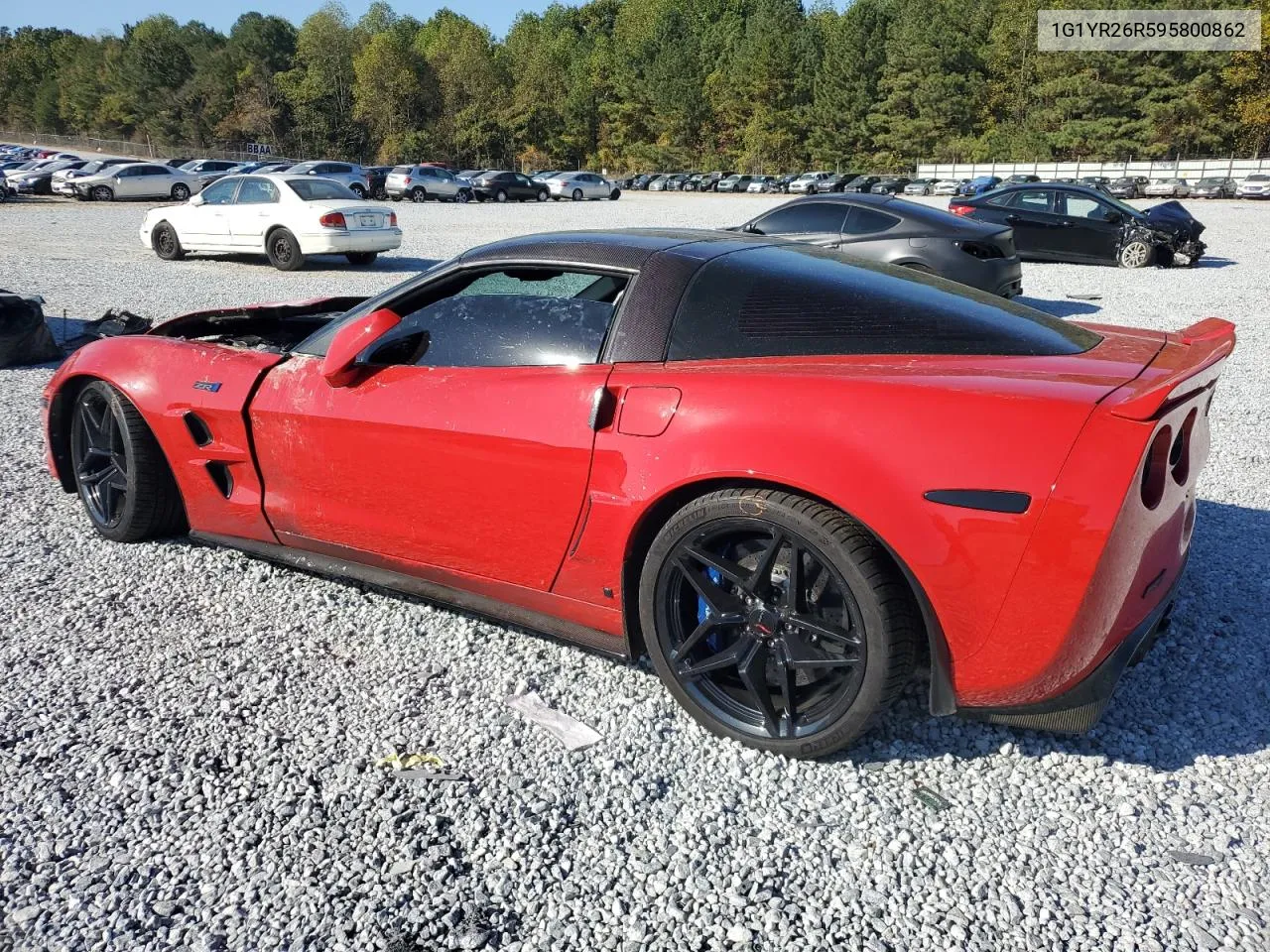 2009 Chevrolet Corvette Zr-1 VIN: 1G1YR26R595800862 Lot: 75833514