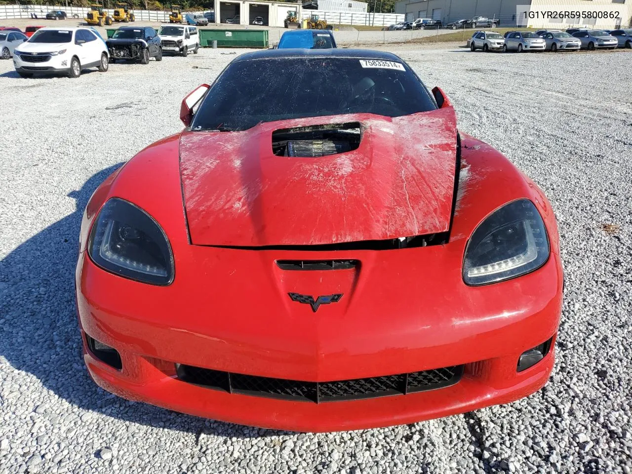 2009 Chevrolet Corvette Zr-1 VIN: 1G1YR26R595800862 Lot: 75833514