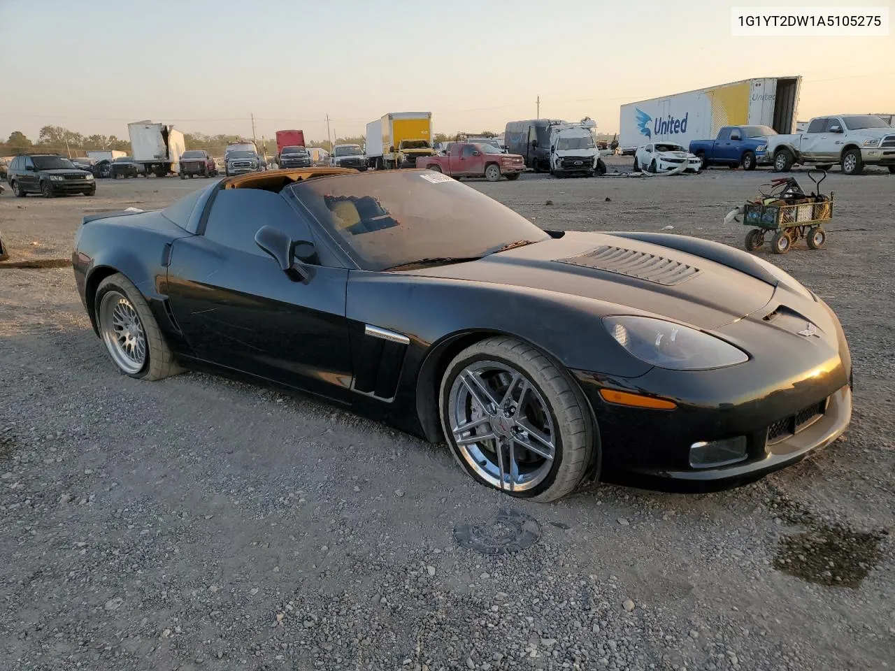 2010 Chevrolet Corvette Grand Sport VIN: 1G1YT2DW1A5105275 Lot: 74097534