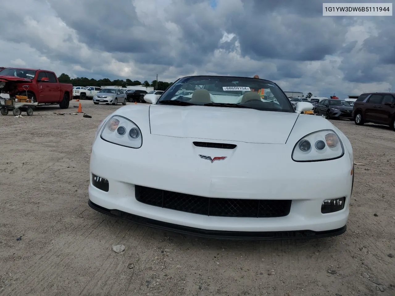 2011 Chevrolet Corvette Grand Sport VIN: 1G1YW3DW6B5111944 Lot: 68659154