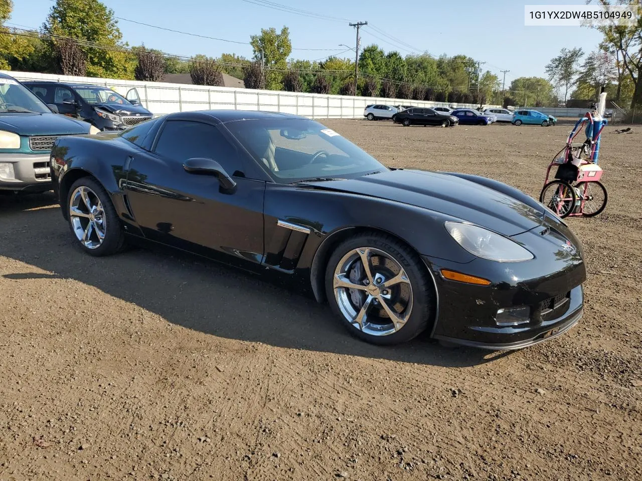 2011 Chevrolet Corvette Grand Sport VIN: 1G1YX2DW4B5104949 Lot: 70556154