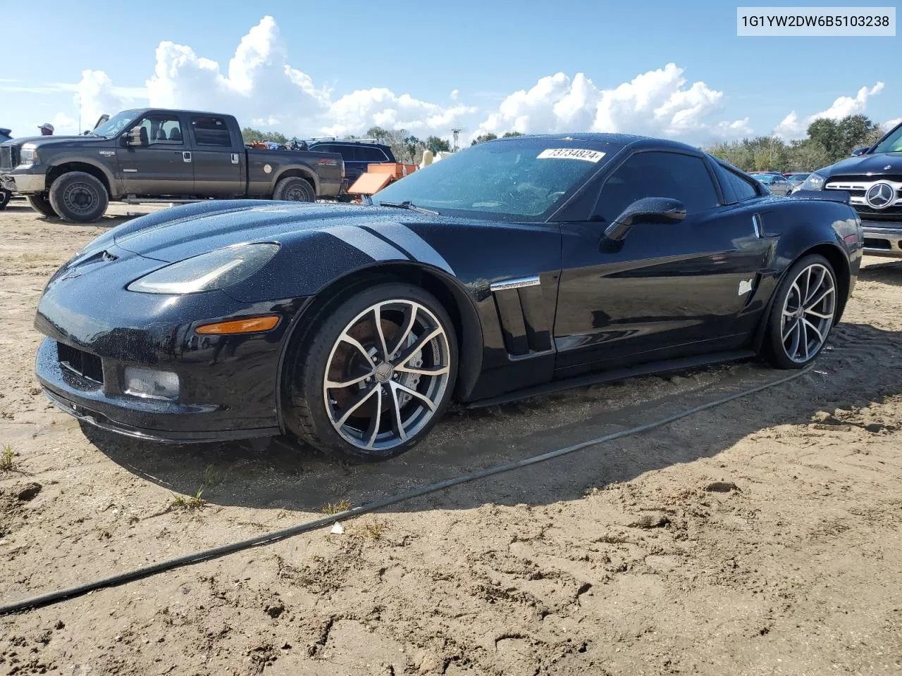 2011 Chevrolet Corvette Grand Sport VIN: 1G1YW2DW6B5103238 Lot: 73734824