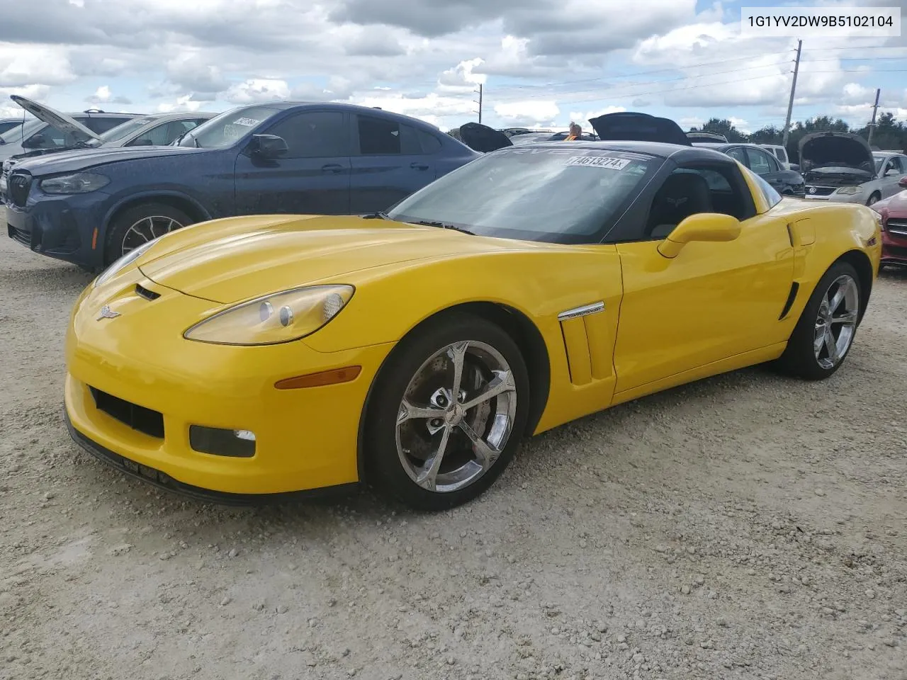 2011 Chevrolet Corvette Grand Sport VIN: 1G1YV2DW9B5102104 Lot: 74613274