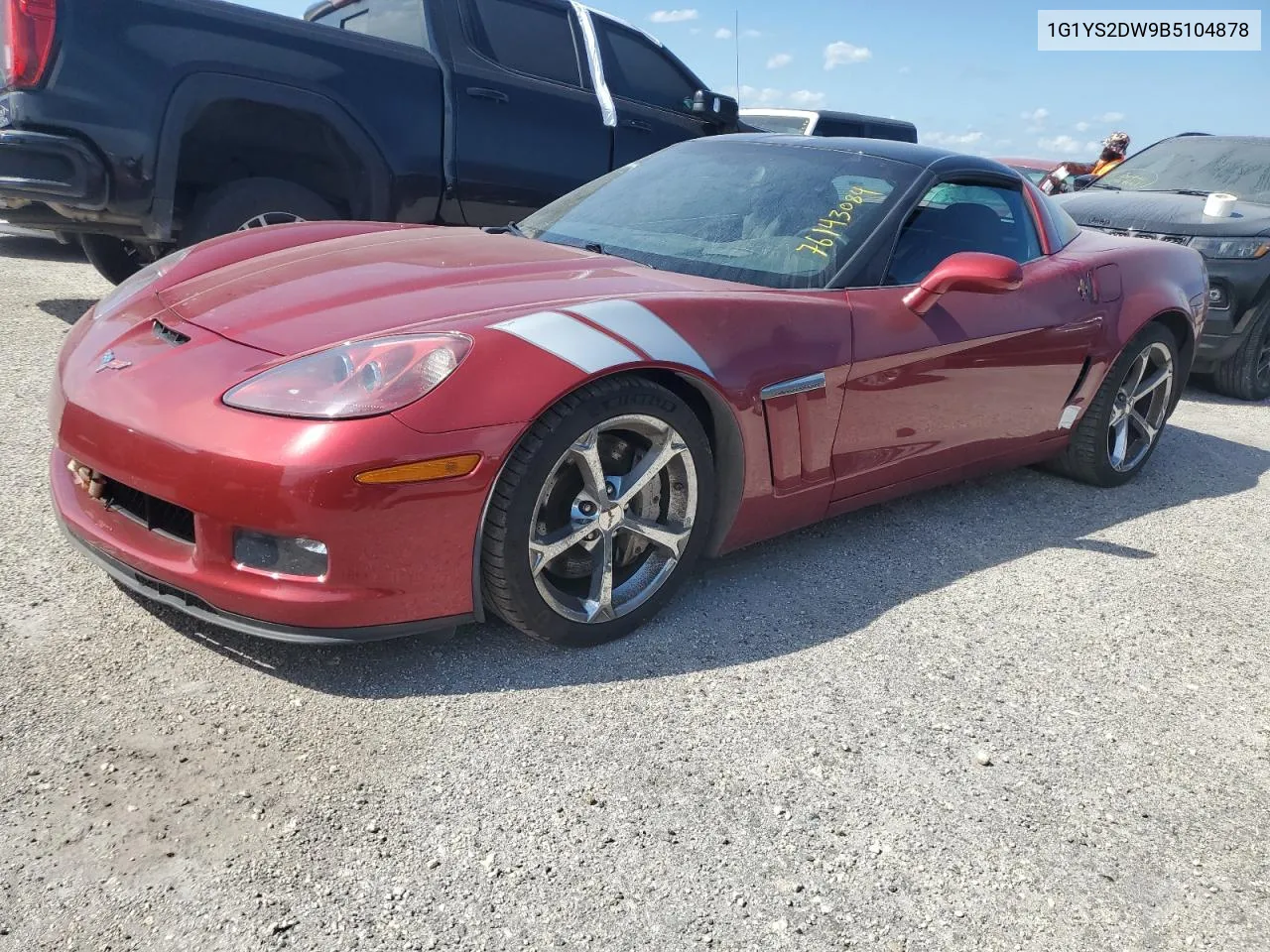 2011 Chevrolet Corvette Grand Sport VIN: 1G1YS2DW9B5104878 Lot: 76143084