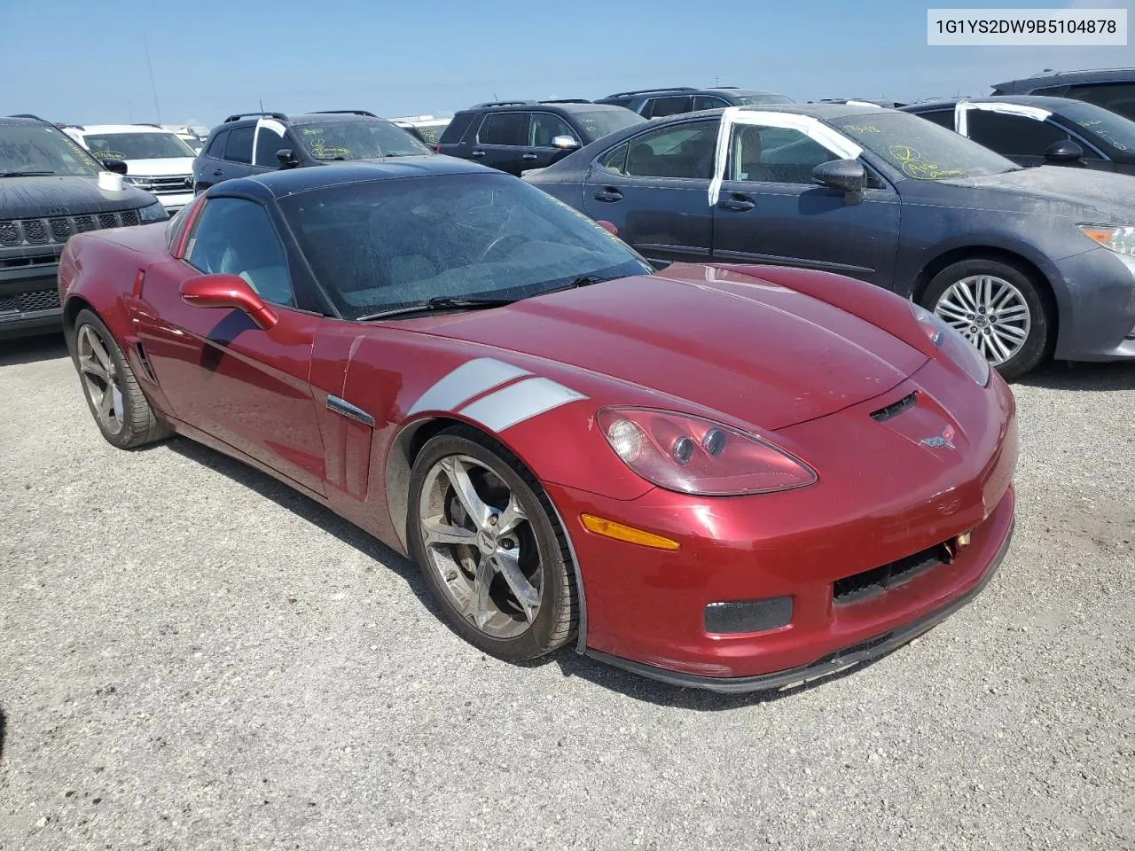 2011 Chevrolet Corvette Grand Sport VIN: 1G1YS2DW9B5104878 Lot: 76143084