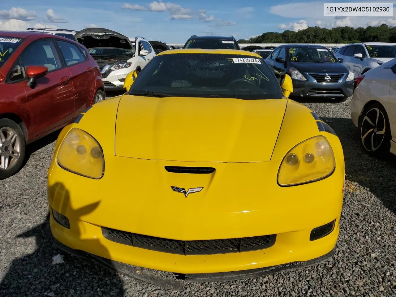 2012 Chevrolet Corvette Grand Sport VIN: 1G1YX2DW4C5102930 Lot: 74236224