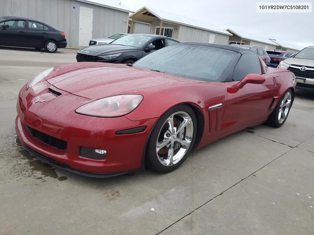 1G1YR2DW7C5108201 2012 Chevrolet Corvette Grand Sport