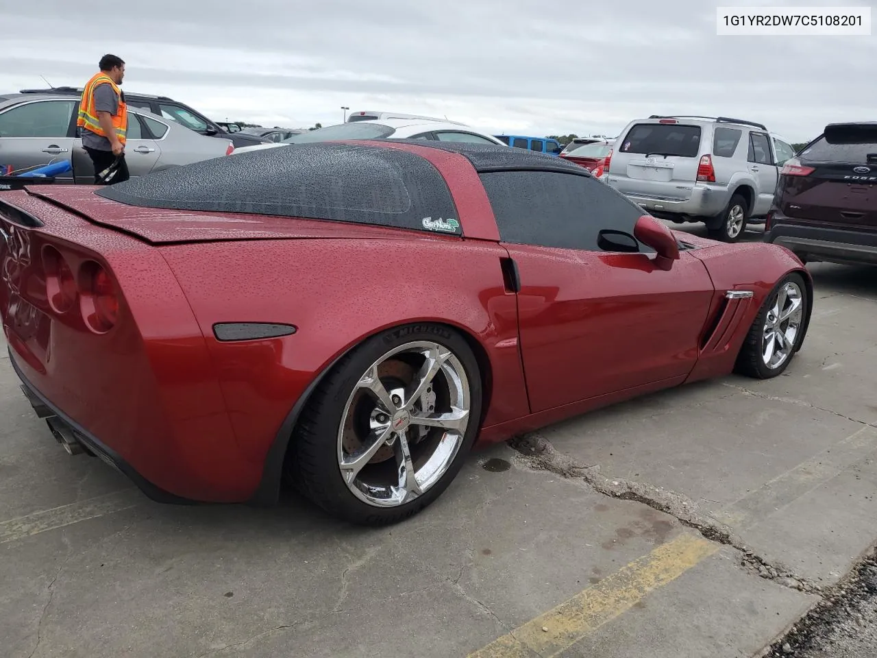 1G1YR2DW7C5108201 2012 Chevrolet Corvette Grand Sport