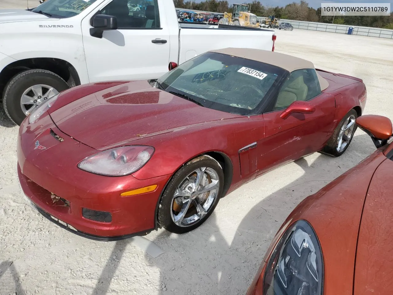 1G1YW3DW2C5110789 2012 Chevrolet Corvette Grand Sport