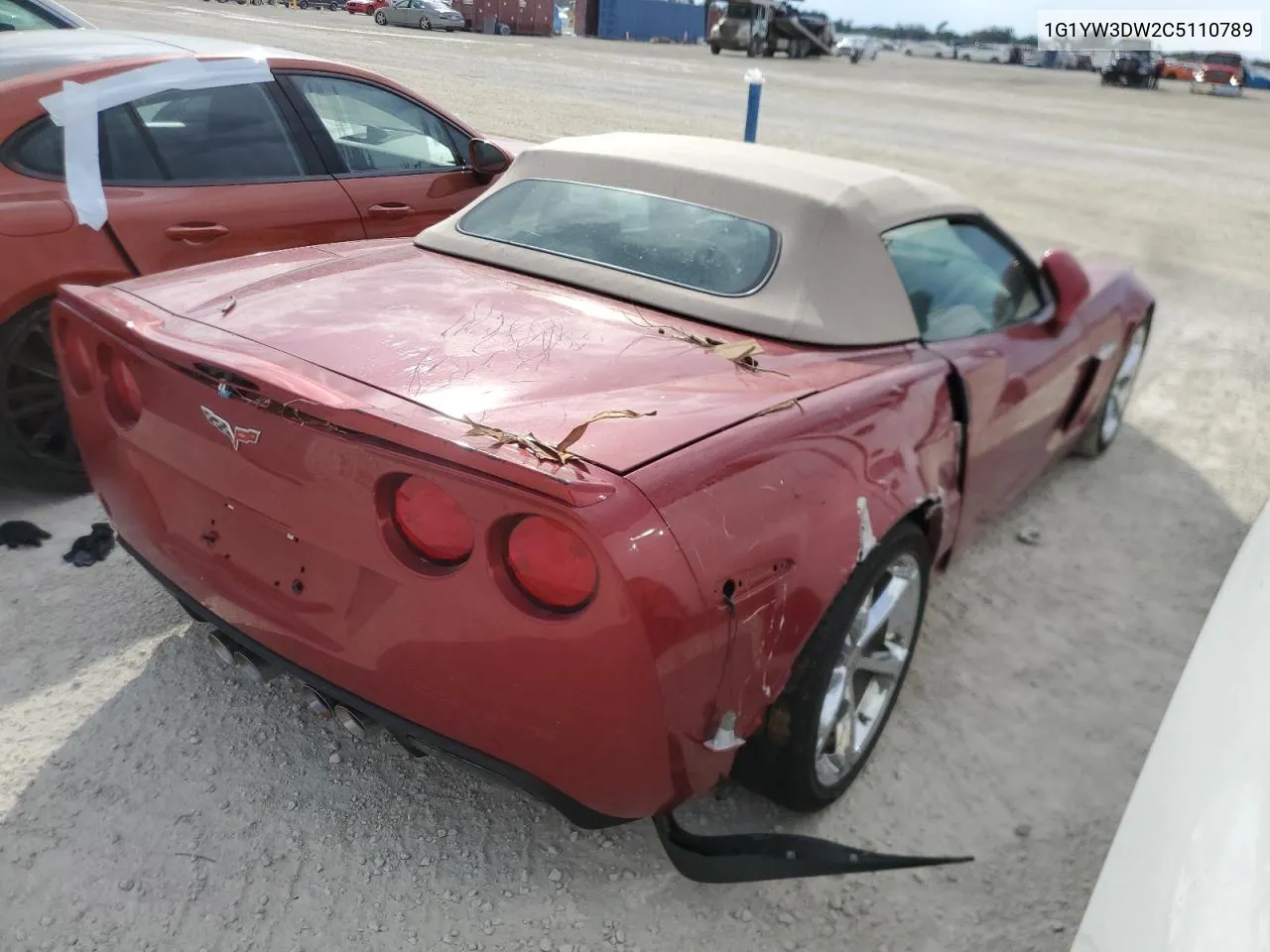 2012 Chevrolet Corvette Grand Sport VIN: 1G1YW3DW2C5110789 Lot: 77837154