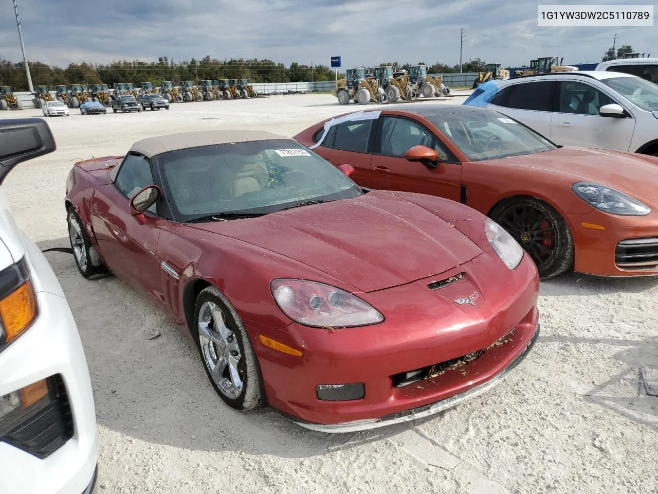 2012 Chevrolet Corvette Grand Sport VIN: 1G1YW3DW2C5110789 Lot: 77837154