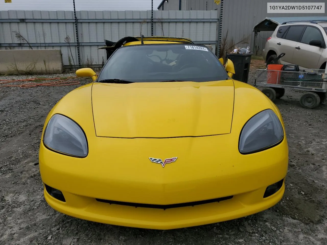 2013 Chevrolet Corvette VIN: 1G1YA2DW1D5107747 Lot: 71814324