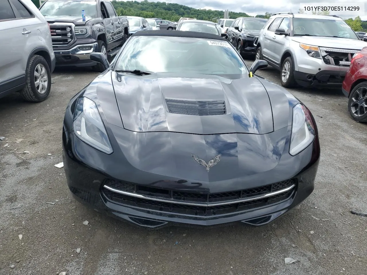 2014 Chevrolet Corvette Stingray 3Lt VIN: 1G1YF3D70E5114299 Lot: 54073514