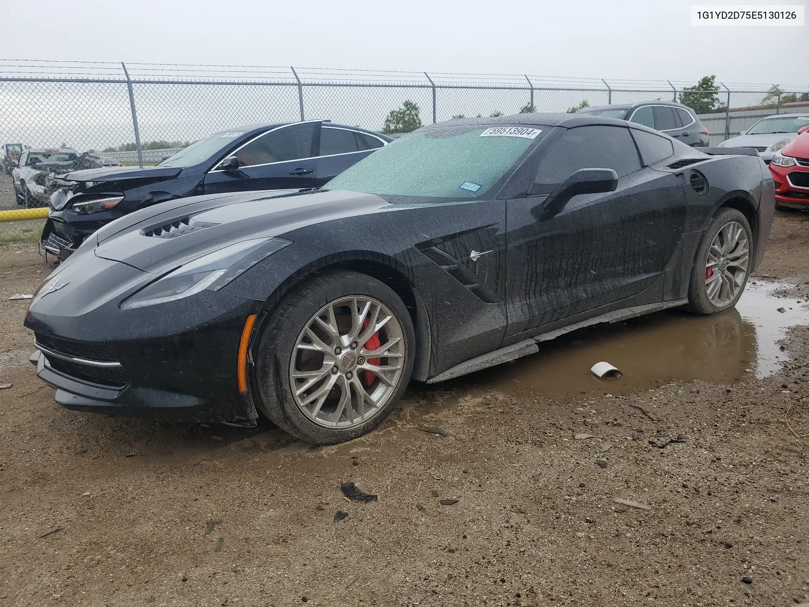 2014 Chevrolet Corvette Stingray 2Lt VIN: 1G1YD2D75E5130126 Lot: 59513904