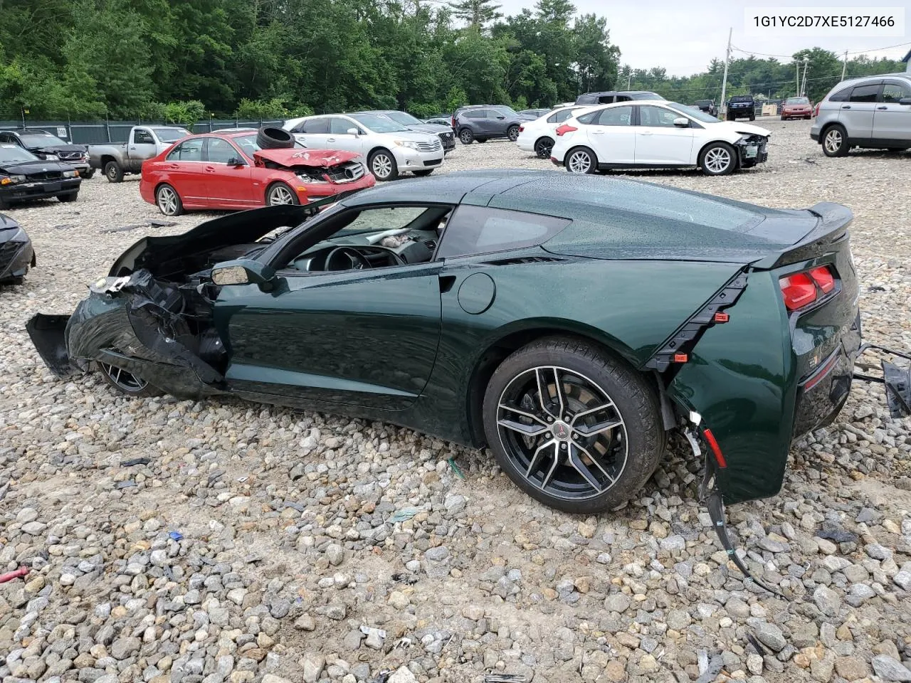 2014 Chevrolet Corvette Stingray 2Lt VIN: 1G1YC2D7XE5127466 Lot: 61139044