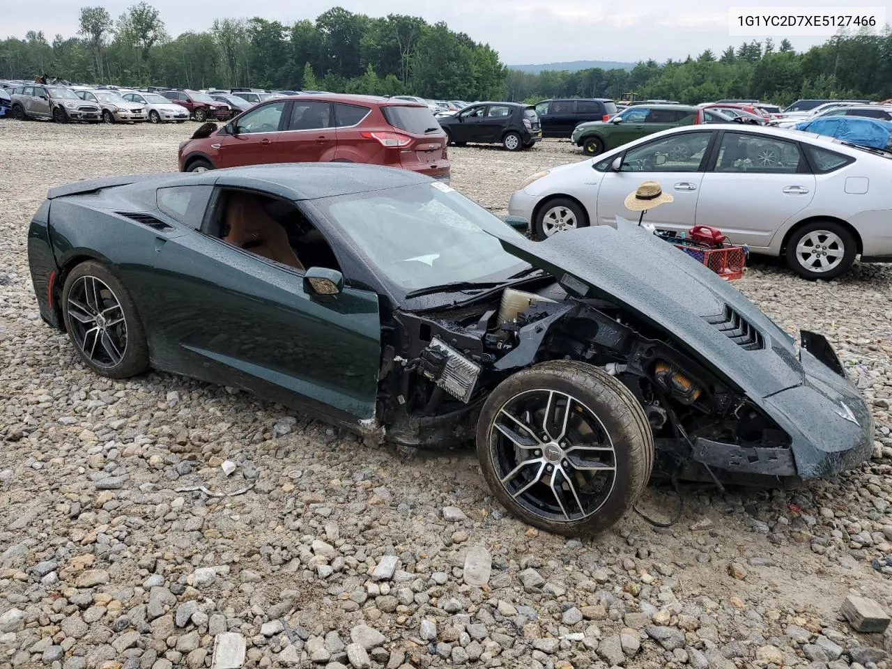 2014 Chevrolet Corvette Stingray 2Lt VIN: 1G1YC2D7XE5127466 Lot: 61139044