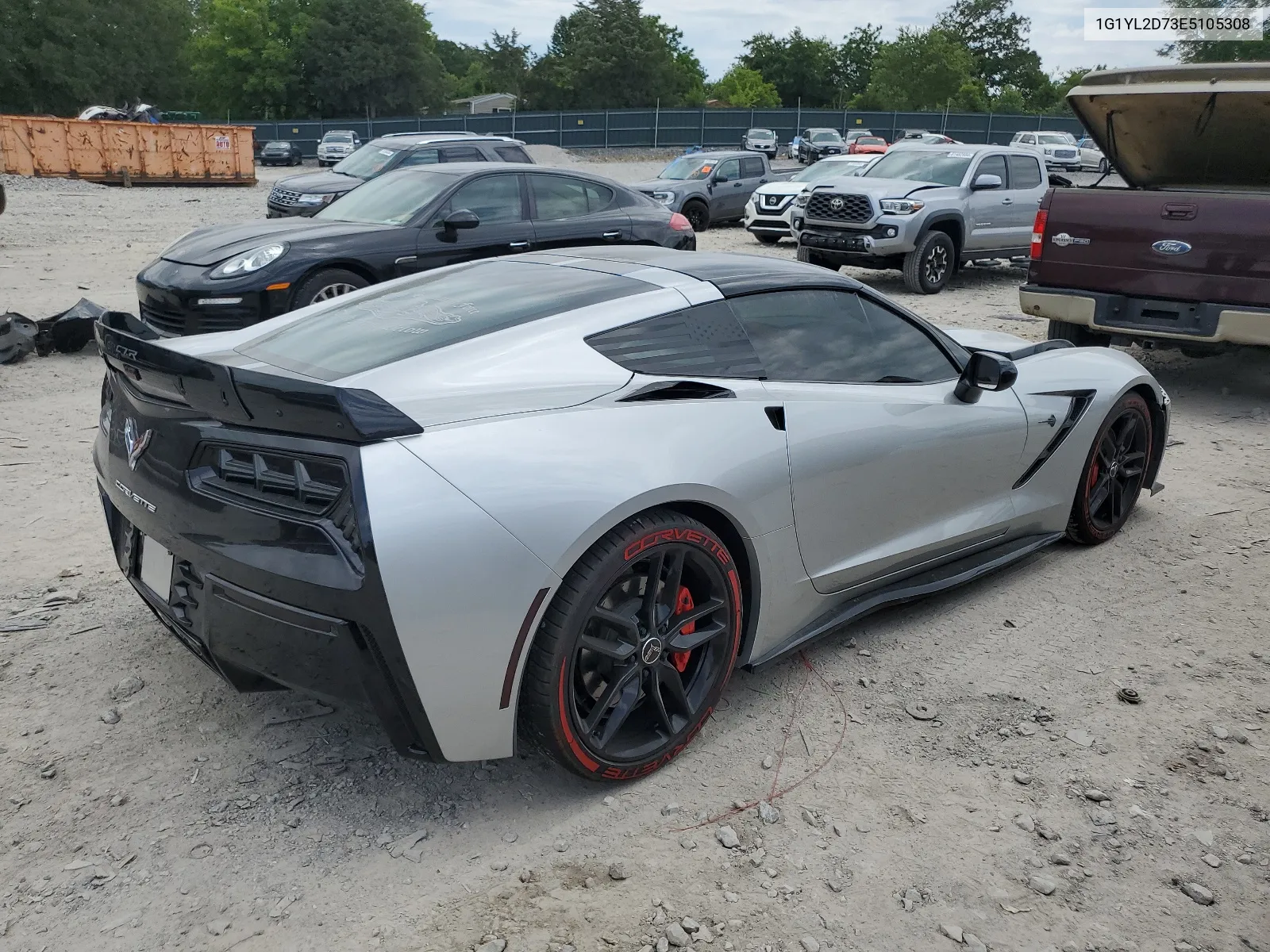 2014 Chevrolet Corvette Stingray Z51 3Lt VIN: 1G1YL2D73E5105308 Lot: 61740804