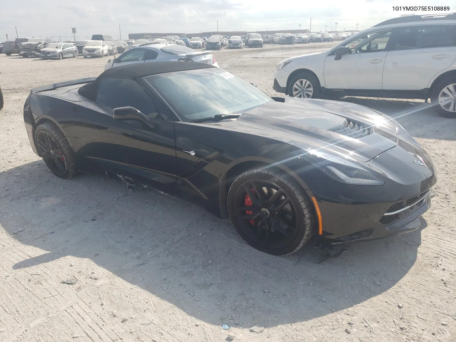 2014 Chevrolet Corvette Stingray Z51 3Lt VIN: 1G1YM3D75E5108889 Lot: 64586644