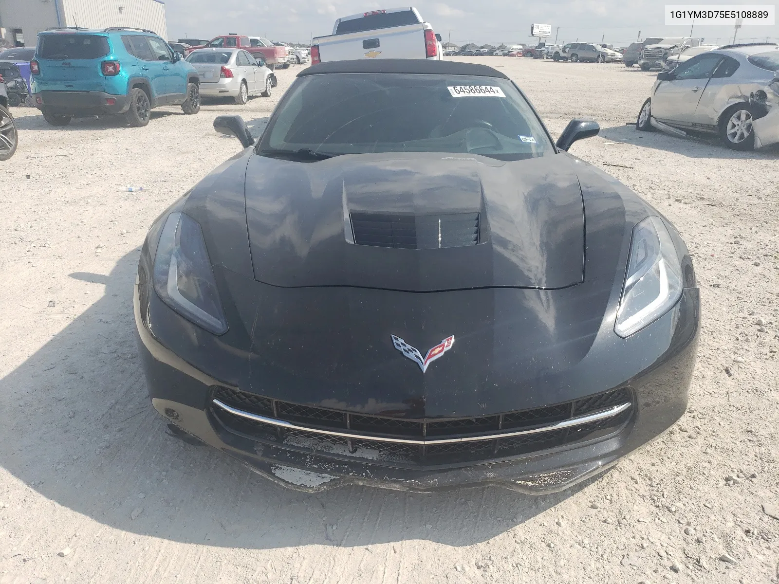 2014 Chevrolet Corvette Stingray Z51 3Lt VIN: 1G1YM3D75E5108889 Lot: 64586644