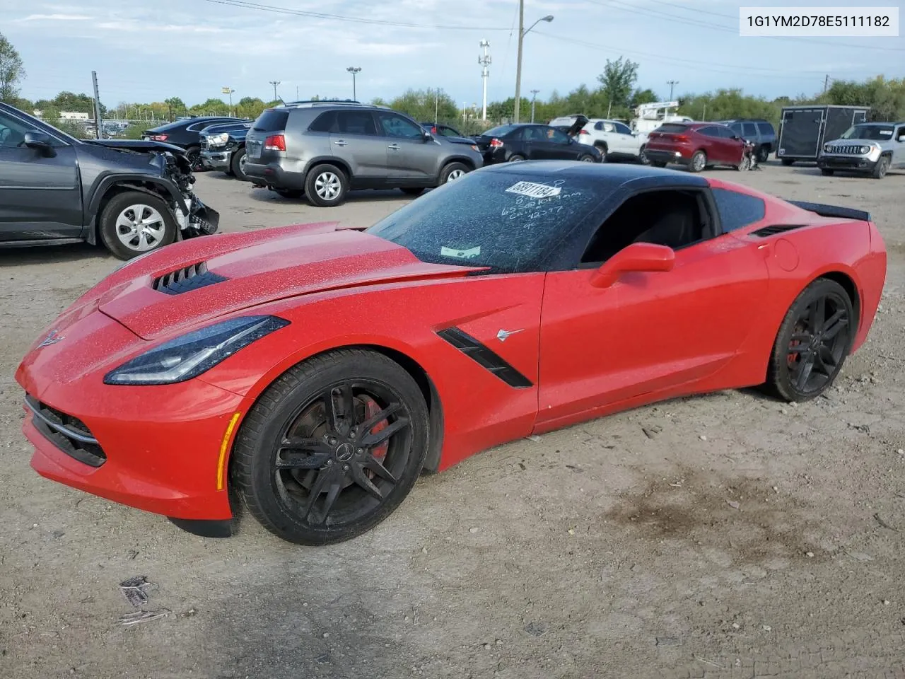 2014 Chevrolet Corvette Stingray Z51 3Lt VIN: 1G1YM2D78E5111182 Lot: 68911184