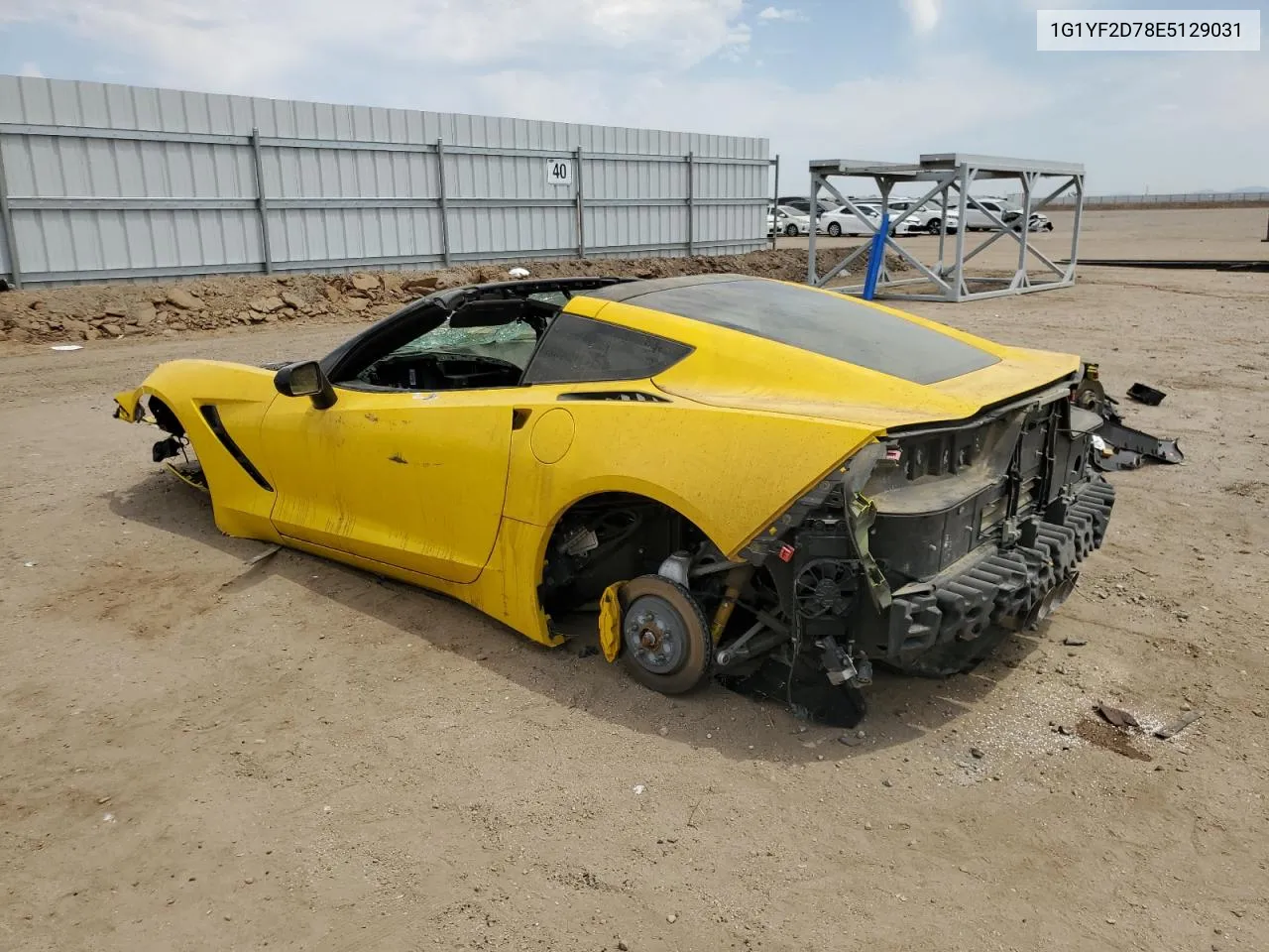 2014 Chevrolet Corvette Stingray 3Lt VIN: 1G1YF2D78E5129031 Lot: 69899584