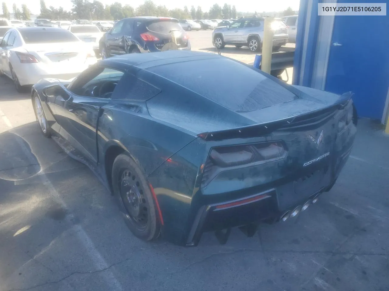 2014 Chevrolet Corvette Stingray Z51 2Lt VIN: 1G1YJ2D71E5106205 Lot: 73248424