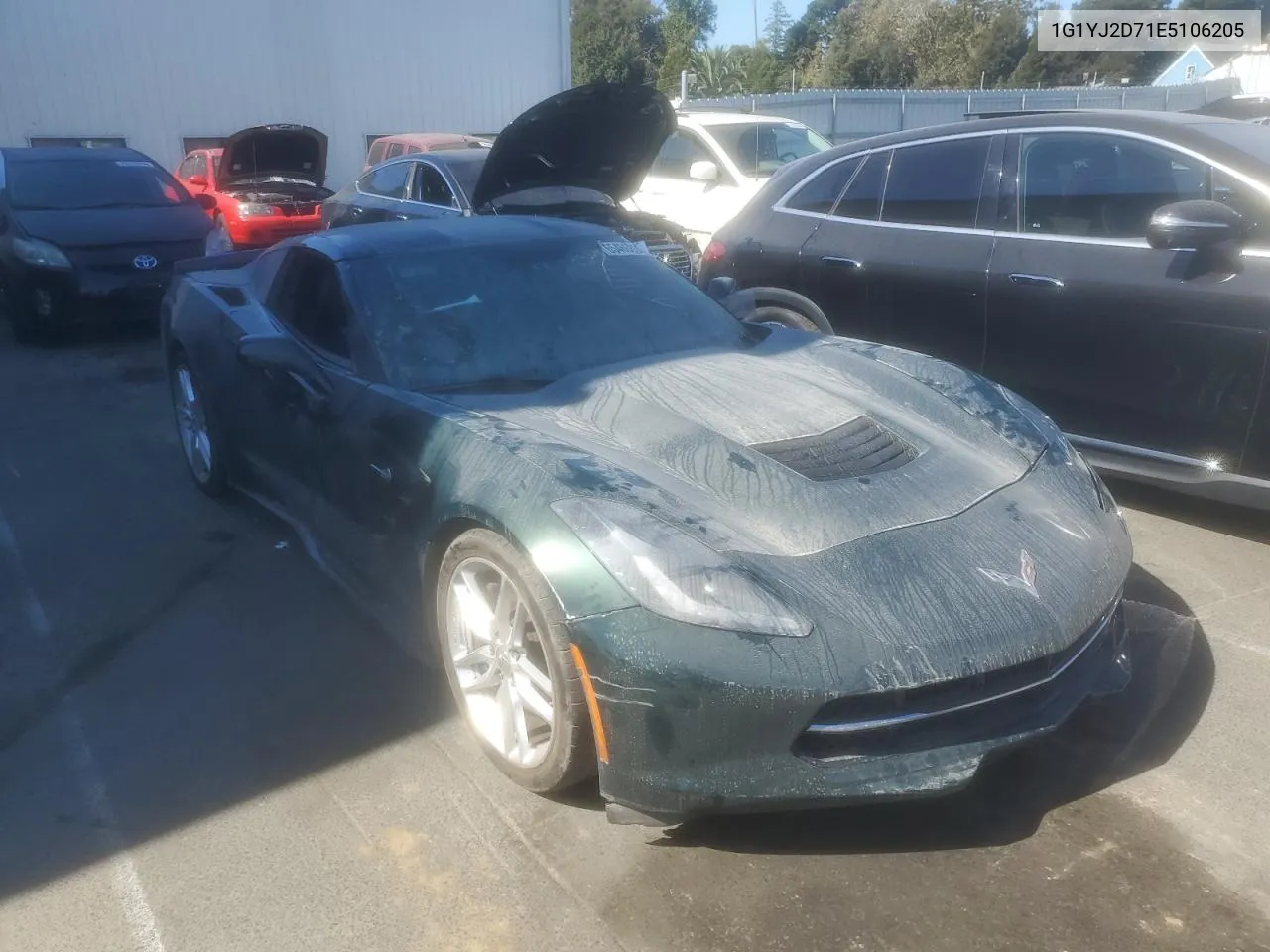 1G1YJ2D71E5106205 2014 Chevrolet Corvette Stingray Z51 2Lt