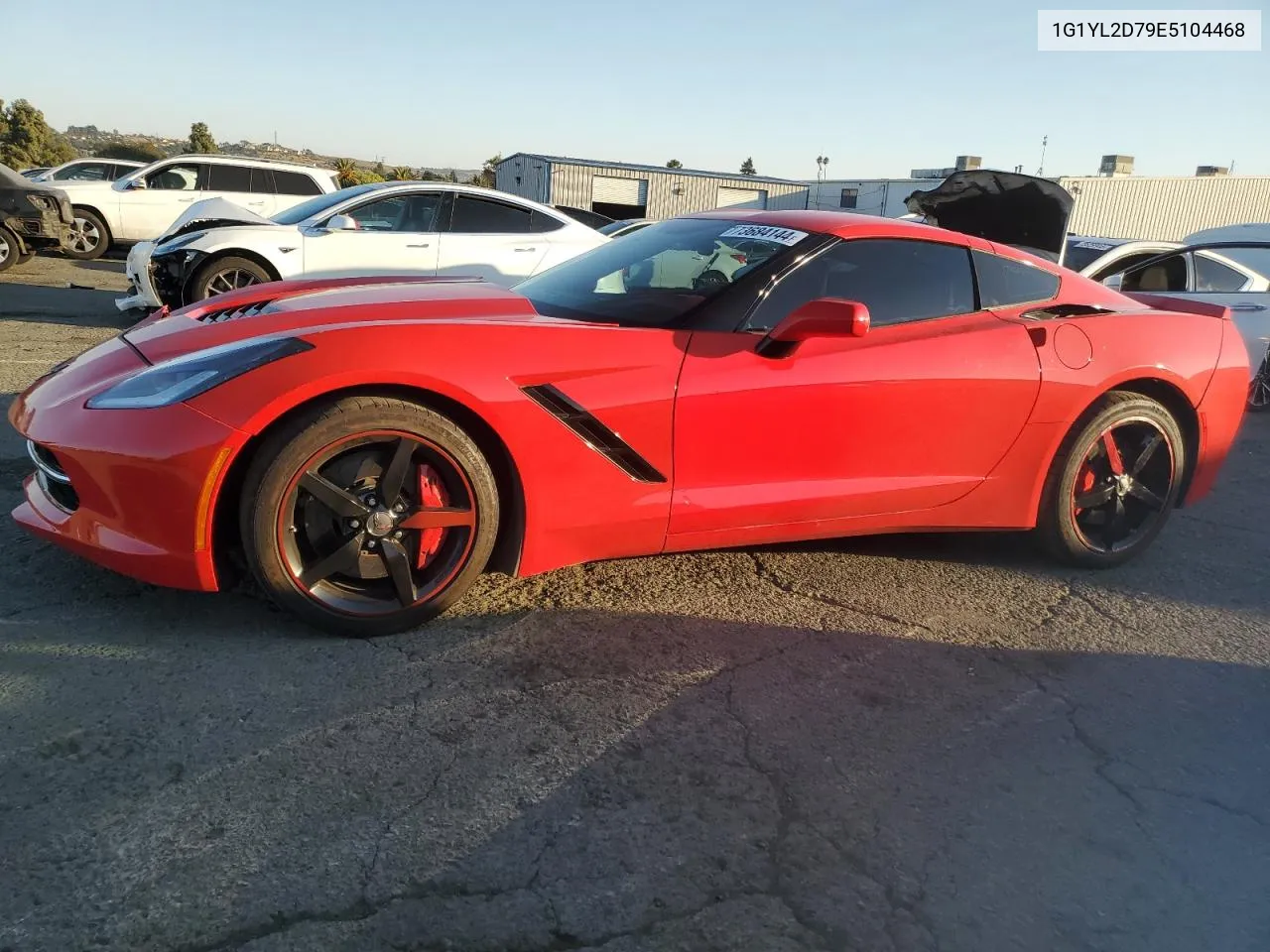 2014 Chevrolet Corvette Stingray Z51 3Lt VIN: 1G1YL2D79E5104468 Lot: 73684144