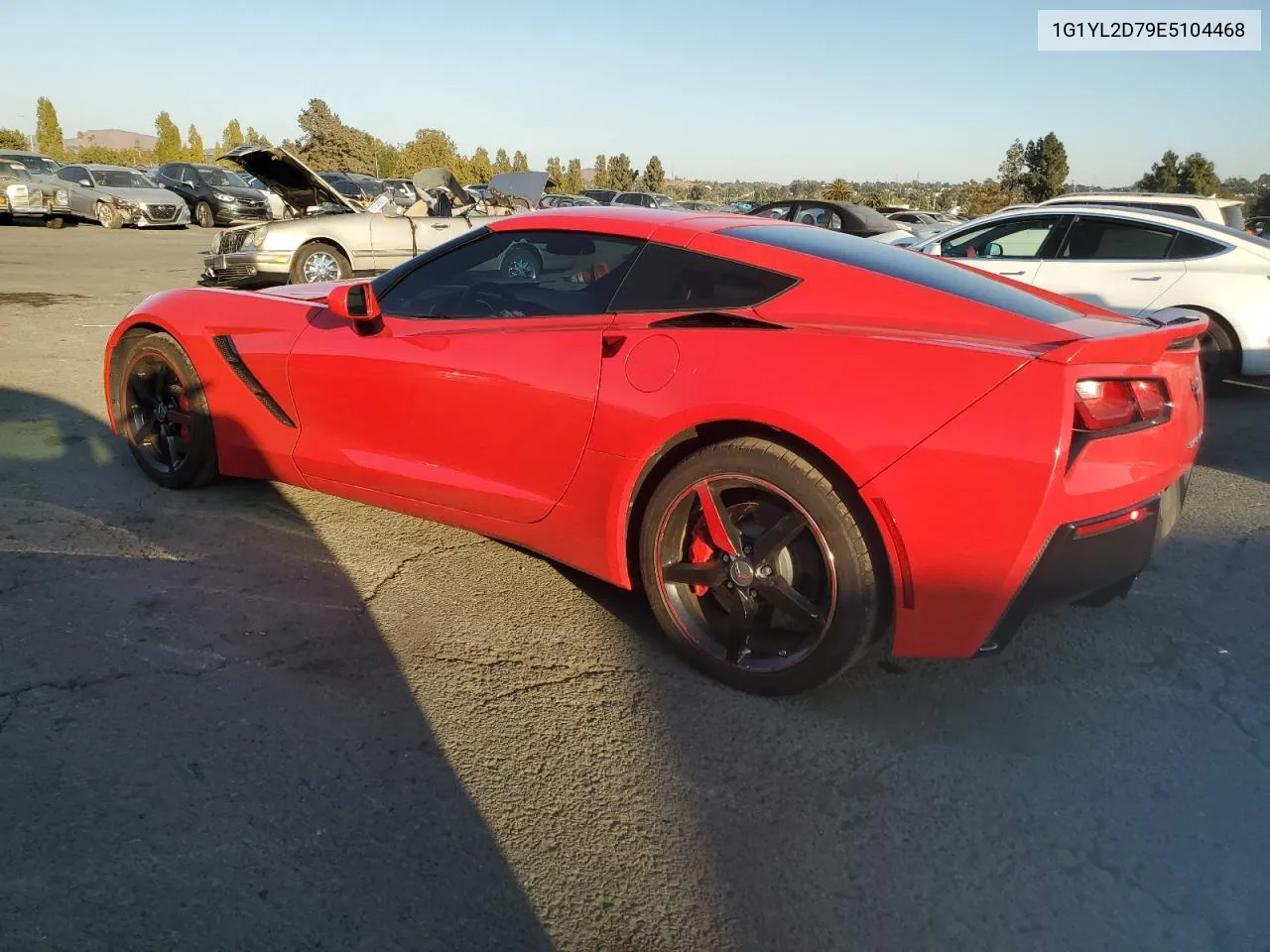 2014 Chevrolet Corvette Stingray Z51 3Lt VIN: 1G1YL2D79E5104468 Lot: 73684144