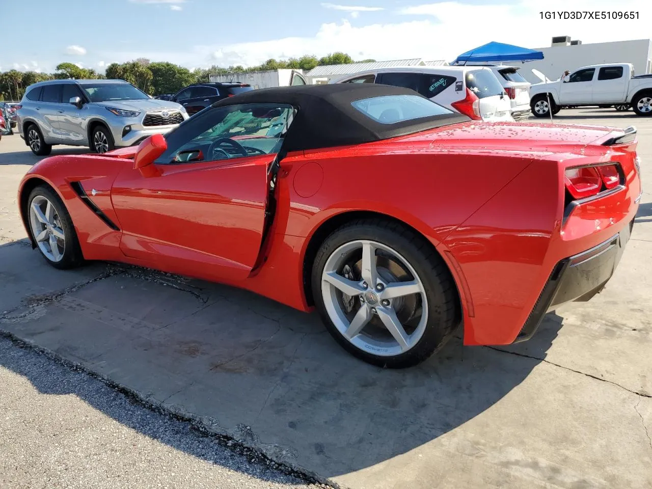 2014 Chevrolet Corvette Stingray 2Lt VIN: 1G1YD3D7XE5109651 Lot: 73790664